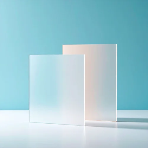 Glass Front & Laminated Material