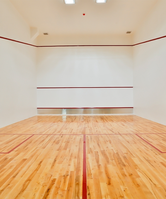 Wooden Squash Court